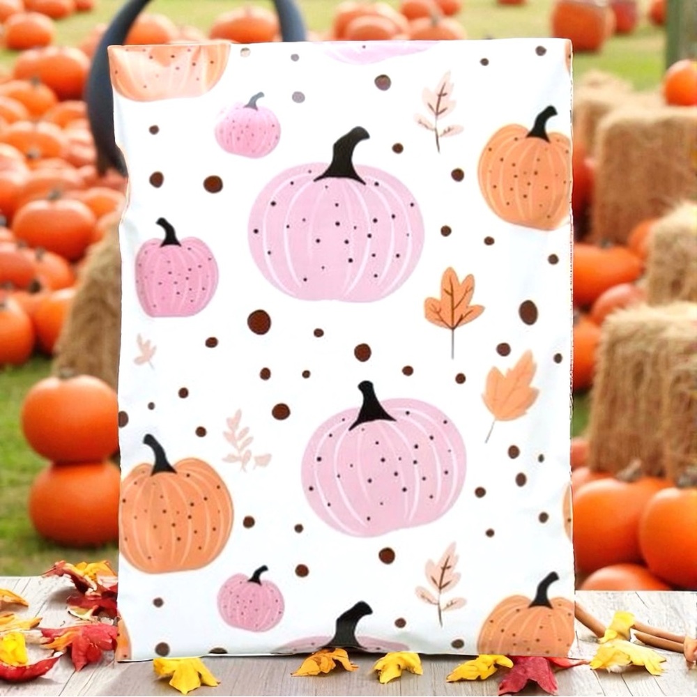 Pumpkins Poly Mailers 10x13 Pack of 25 - Picture 1 of 10